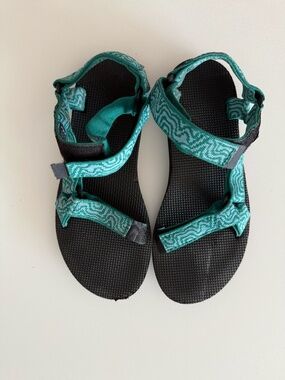 Teva | Original Universal Sandals | Geometric Turquoise / Teal | Size US 8